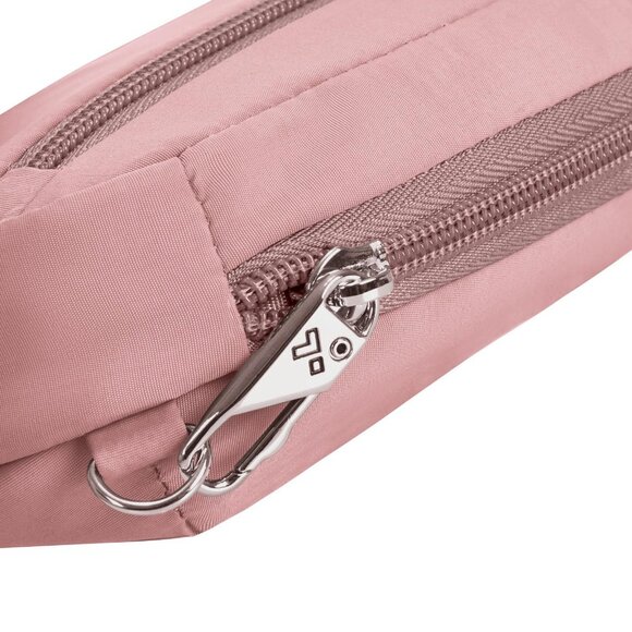 NWT Travelon Anti-Theft Roam Compact Sling Bag 43674-215 Desert Pink One Size - Picture 9 of 13